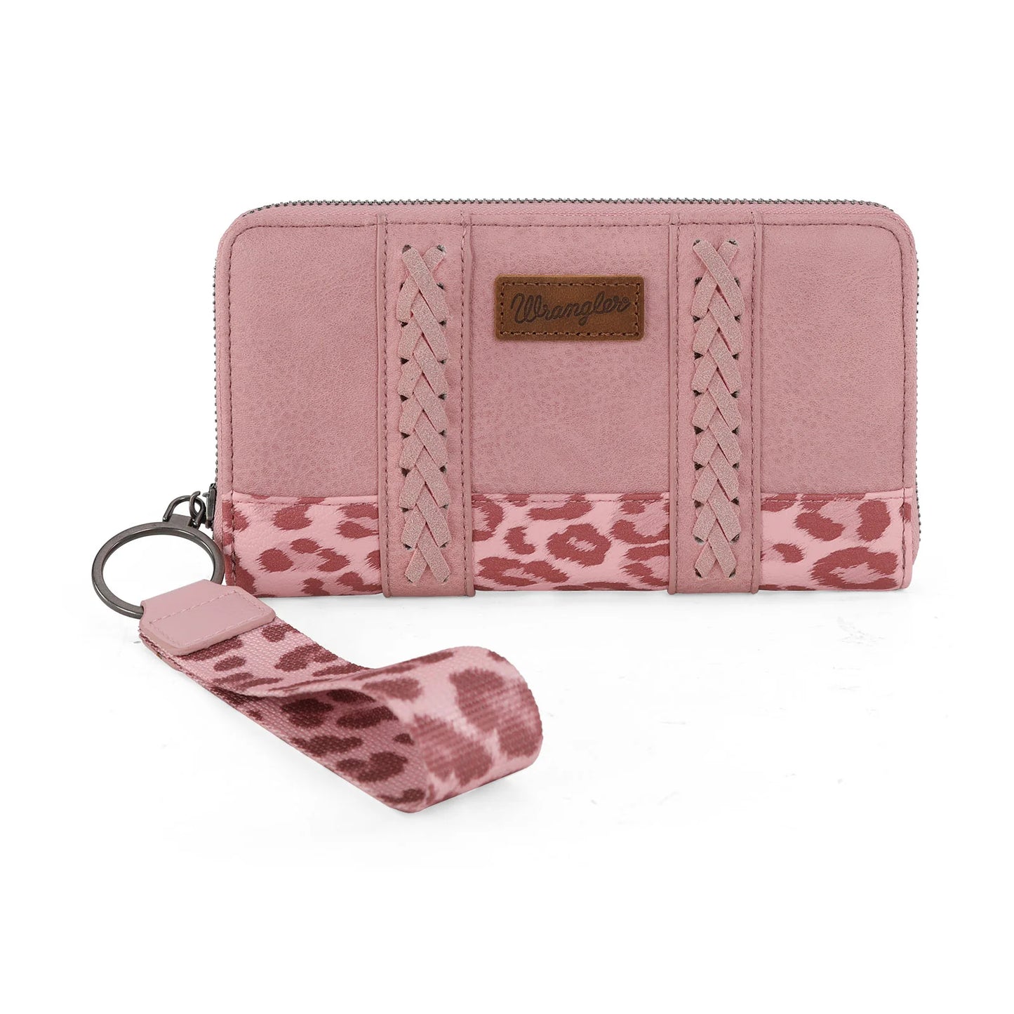 Wrangler Leopard Print Wallet -Pink