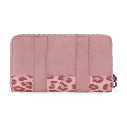 Wrangler Leopard Print Wallet -Pink