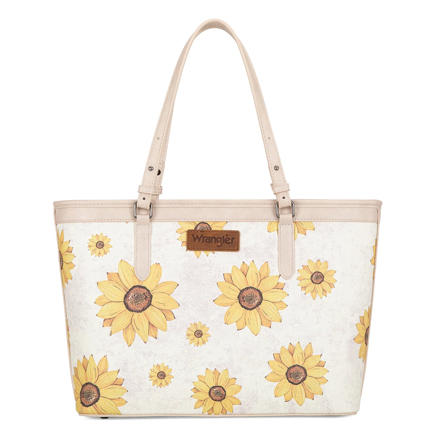 Wrangler Sunflower Print Tote Bag - Beige