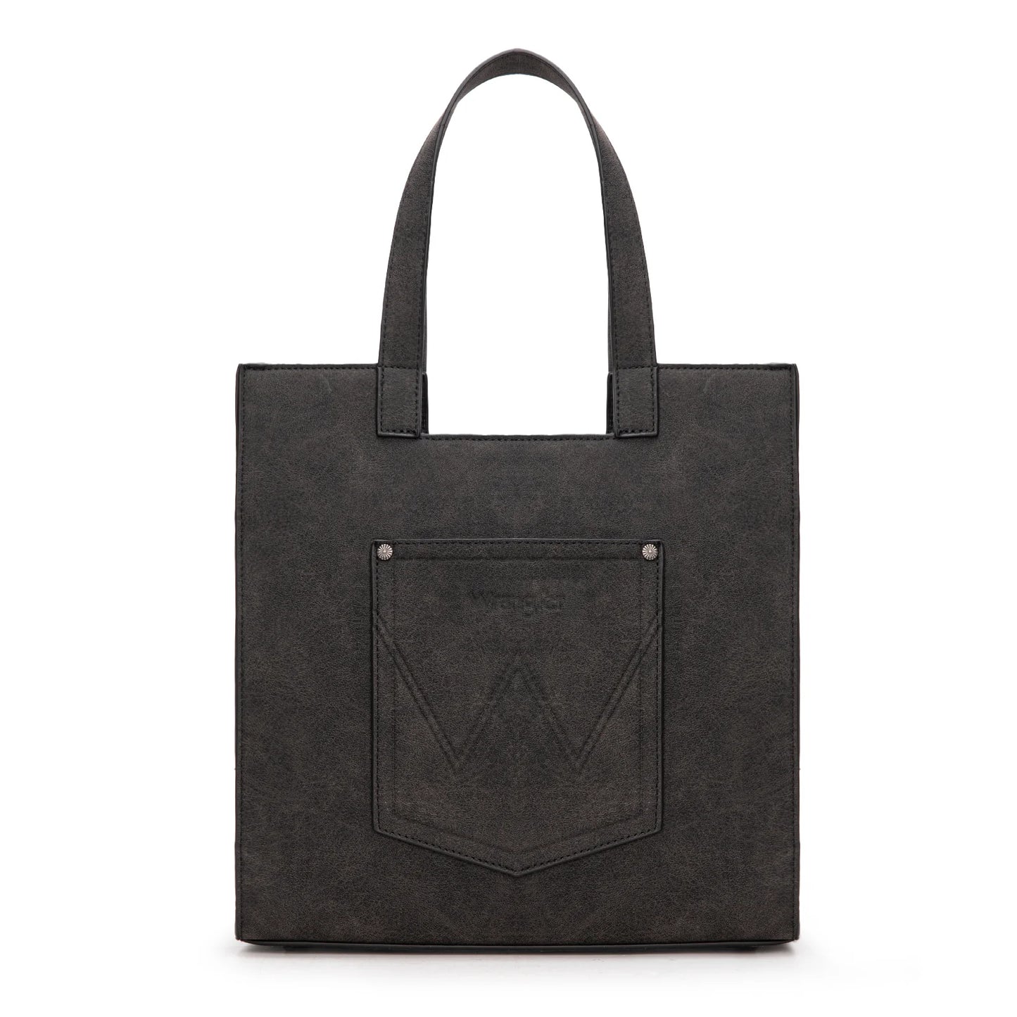 Wrangler Leopard Print Tote Bag - Black