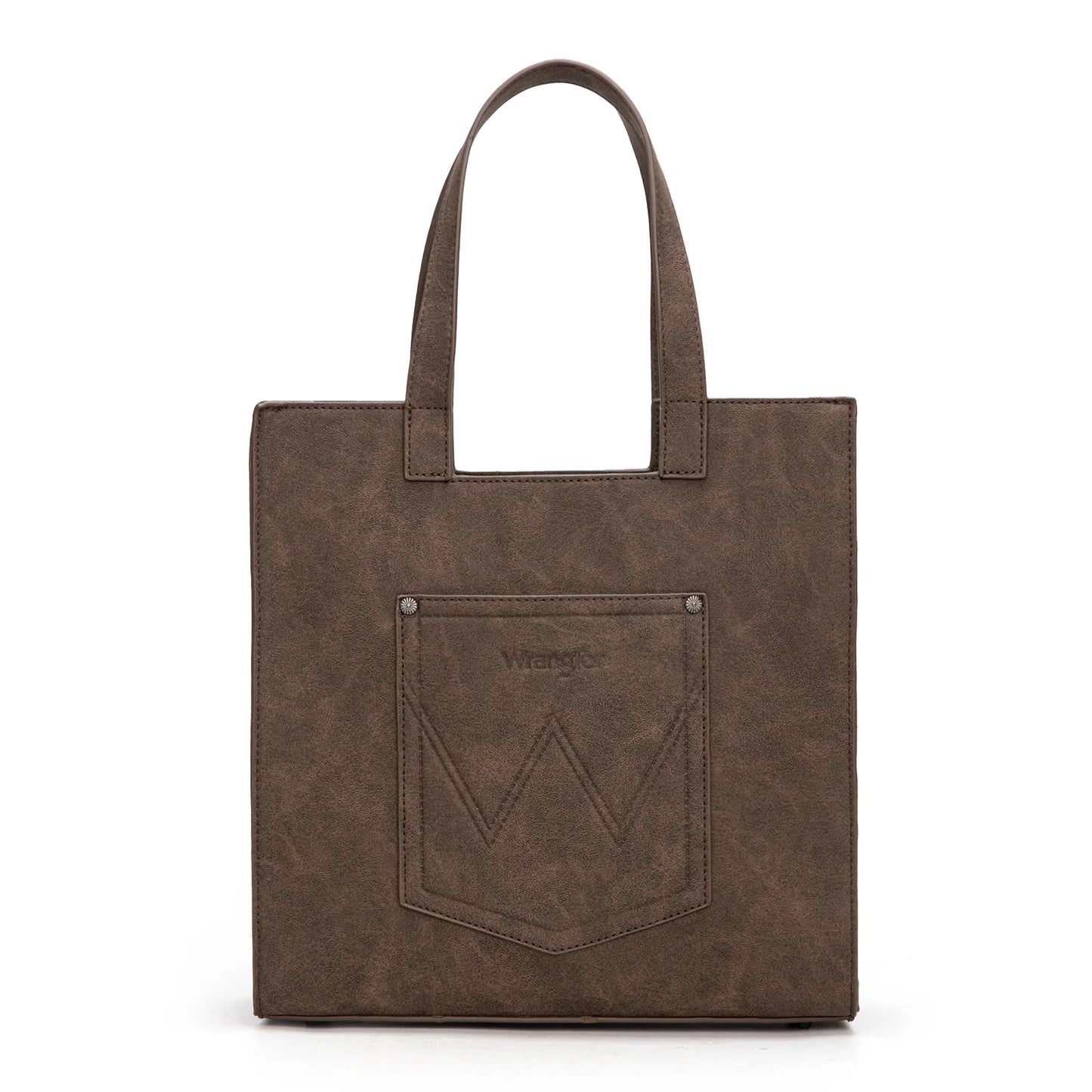 Wrangler Leopard Print Tote Bag - Coffee